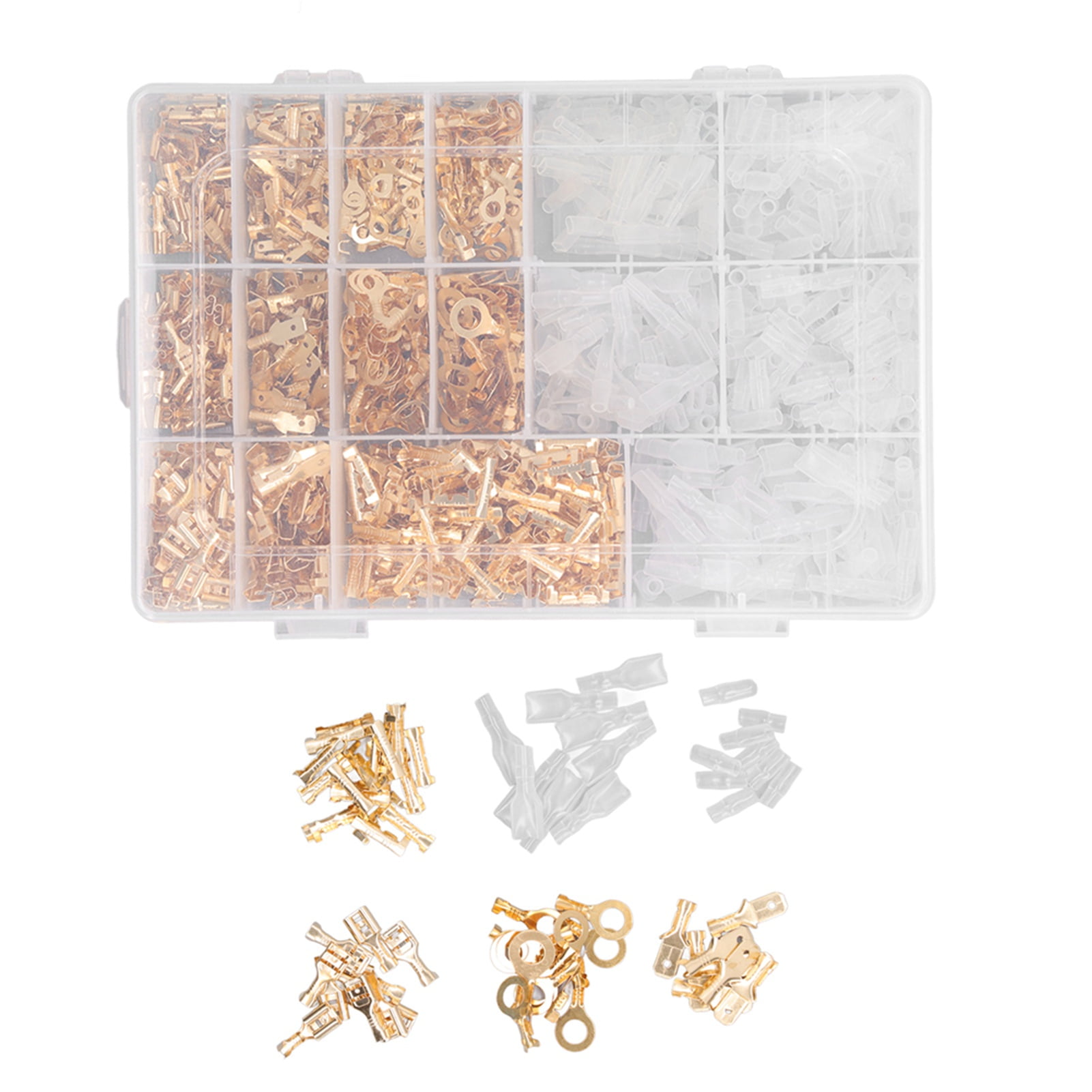 Connecteurs Banane 2,8/4,8/6,3 Mm - Mâle Et Femelle Avec étuis Isolation, Lot De Bornes