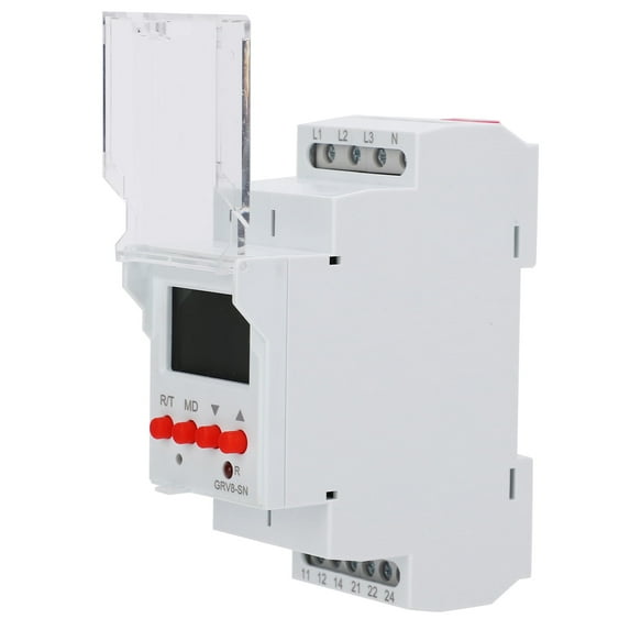 Neyseki 3?Phase Display Voltage Relay Voltage Power Surge Protector LED Indication GRV8?SN