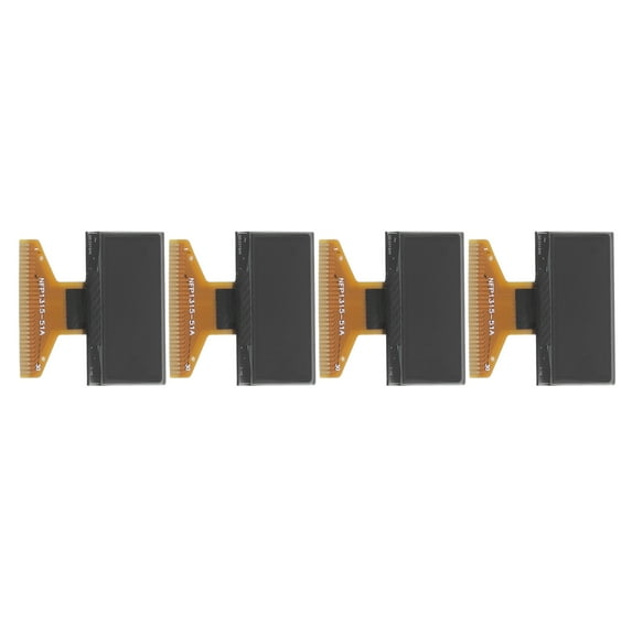 Neyseki 4Pcs LCD Display Module Thin Plastic Layer 128 X 64 Small 30PIN Display Module 0.96in