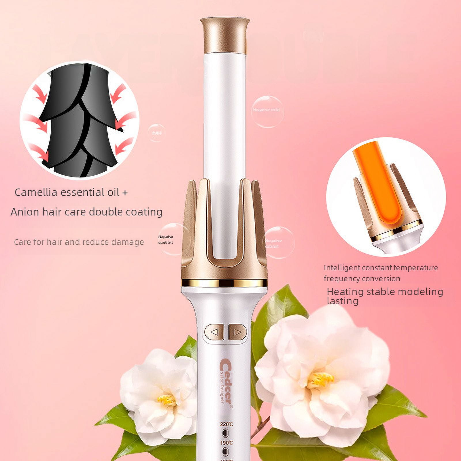 Vivid Big Curling Iron Abstract Illustration Vivid Big Curling Iron Abstract Illustration