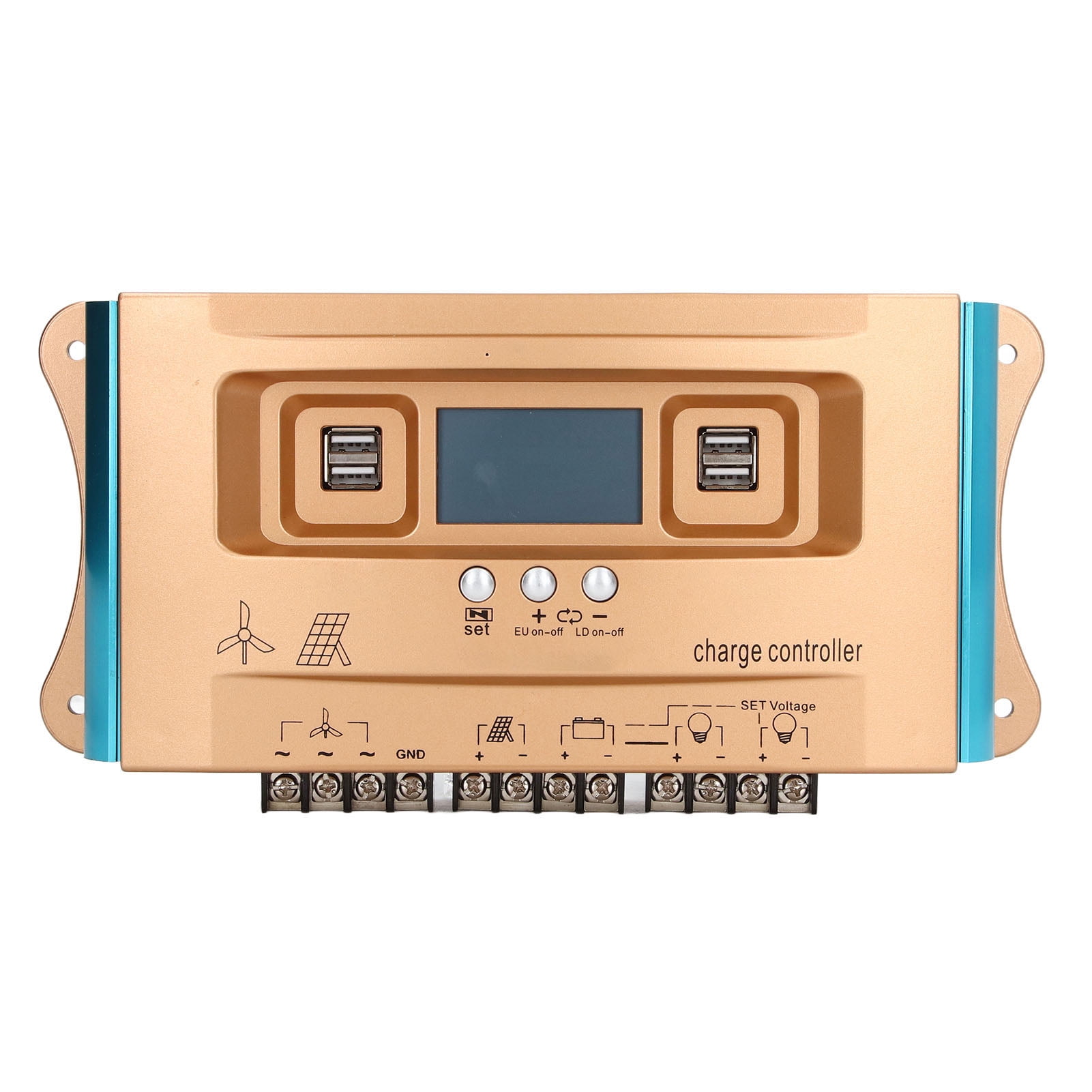 Neyseki Solar Charge Controller MPPT Overcharge Protection Solar Charge Regulator for RV 12V 24V