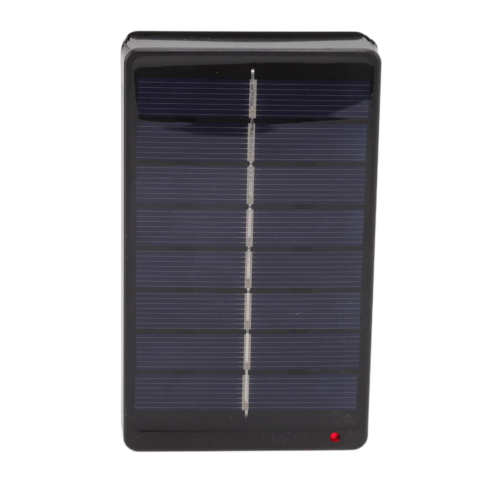 Neyseki Solar Panel Battery Charger Charging Case Box 1W 4V for AA AAA