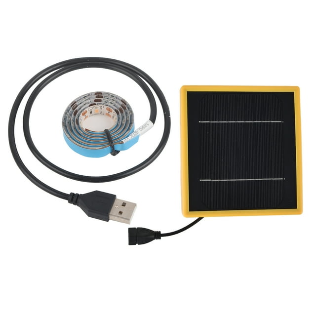 Neyseki Solar Plant Grow Light Strip Solar Power Full Spectrum 5W LED