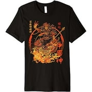 Nezha Chinese God Deity Mythology Aesthetics Premium T-Shirt