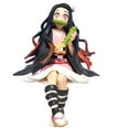 thumbnail image 1 of Nezuko Kamado Action Figure Eating Rice Balls Series Demon Figures Monster Slayer Ghost Slayer Collection Toys Car Desk Decor, 1 of 8