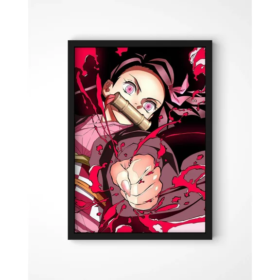 Nezuko Kamado - Demon Slayer Poster Unframed Size 24''x36'' GooGate