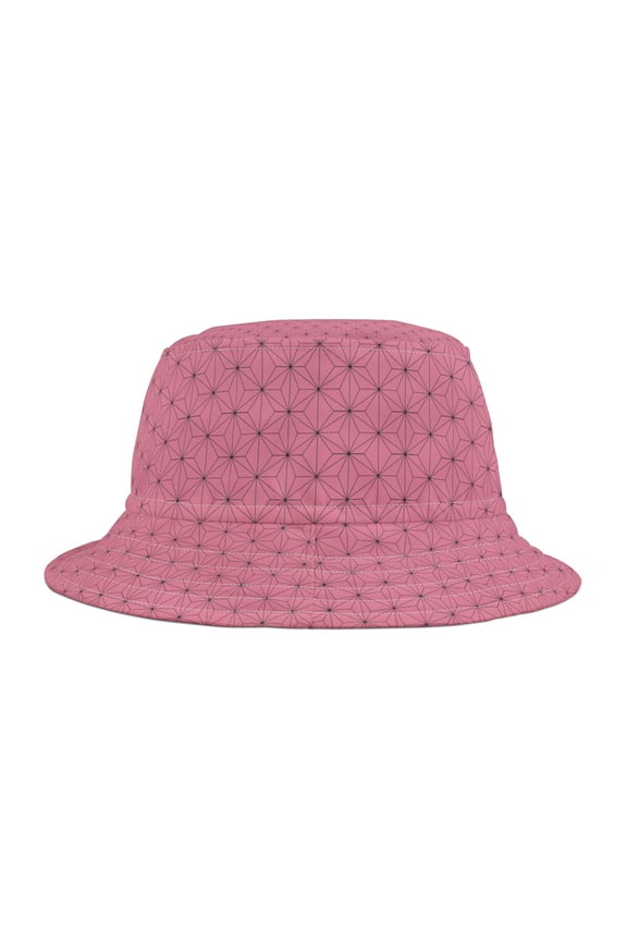 Nezuko Kamado Pink Pattern Bucket Hat