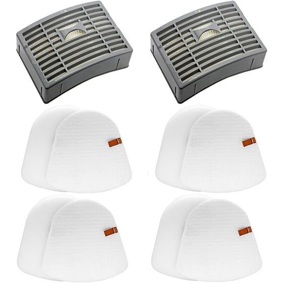 Nezxeiy Vacuum Filters Replacement Parts for Shark Powered Lift-Away DLX NV580 Series NV581, NV581Q, NV585, NV586, 2 Post Filters + 4 Foam&Felt Filters, Part # XFFT580