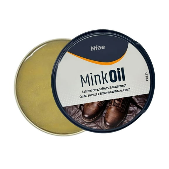 Nfae Shoe and boot polish, Smooth Leather Care Cream Shoe Polish, Black