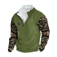 thumbnail image 1 of Nfhtoj Men's Western Sweatshirts Aztec Cowboy Vintage Graphic Sweatshirts Casual Long Sleeve 1/4 Zip Up Pullover Sweater Western Country Hoodies, 1 of 3