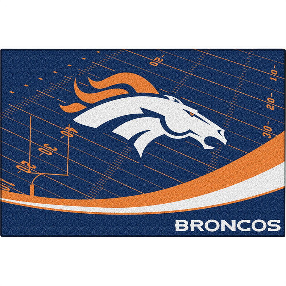 Nfl Denver Broncos Extra Point Rug, 39 X
