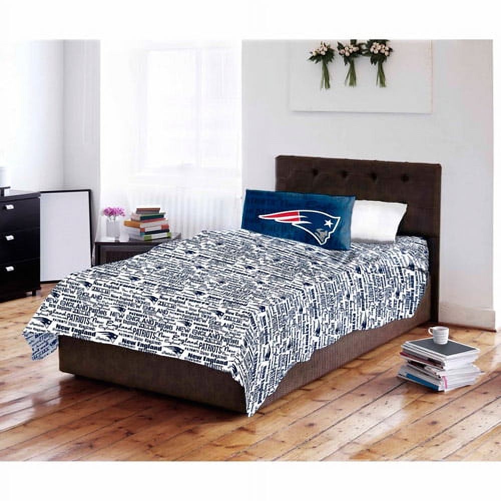 Nfl Twin Sheet Set Anthem Patriots