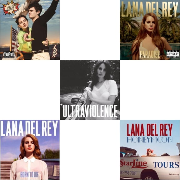 Nfr! & Born To Die & Paradise & Ultraviolence & Honeymoon [CD Bundle]