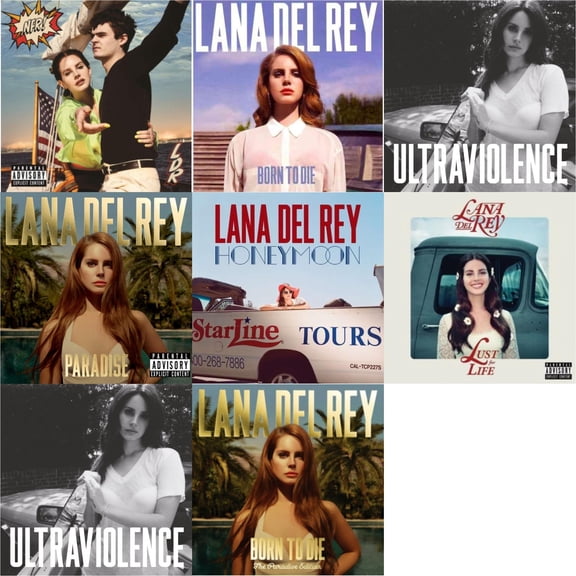 Nfr! & Born To Die & Born To Die (Paradise Edition) & Paradise & Ultraviolence & Ultraviolence & Honeymoon & Lust For Life [CD Bundle]