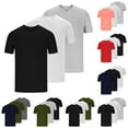 thumbnail image 1 of Nfurl 3 Pack Running Shirts for Men Sport Tops Gym Moisture Wicking Athletic T-Shirt Breathable Cool Workout Shirts Casual V Neck Basic Tees, 1 of 3