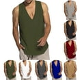 thumbnail image 1 of Nfurl Deep V Neck Tank Tops for Men Big and Tall Gym Workout Shirt Quick Dry Running T Shirts Athletic Casual Basic Tees Summer Sleeveless Sports Shirts for Bodybuilding, 1 of 8
