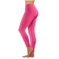 thumbnail image 1 of Nfurl High Waisted Yoga Pants for Women no Front Seam Tummy Control Workout Yoga Leggings Slim Fit Butt Lifting Running Fitness Legging Hot Pink,Size XS-4XL, 1 of 7
