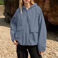 thumbnail image 1 of Nfurl UV Protection Jacket for Women Loose Fit Zip up Sun Protection Jacket with Pockets Lightweight Cooling Outdoor Hiking Summer Jackets Navy,Size M, 1 of 5