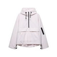 thumbnail image 1 of Nfurl Waterproof Rain Jackets for Women Lightweight Half Zip Hooded Jacket Outdoor Cycling Hiking Climbing Windbreaker Coats with Pockets Hot Pink M, 1 of 8