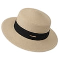 thumbnail image 1 of Nfurl Womens Sun Hats UV Protection Wide Brim Woven Straw Hats for Beach Vacation Travel Outdoor Gardening Summer Hats,Gray, 1 of 5