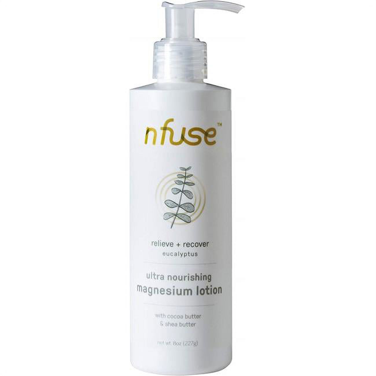 Nfuse 242098 8 oz Eucalyptus Magnesium Ultra Healing Body Lotion, Coca