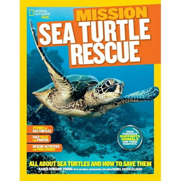 Ngk Mission: Animal Rescue National Geographic Kids Mission: Sea Turtle Rescue: All about Sea Turtles and How to Save Them, (Hardcover)