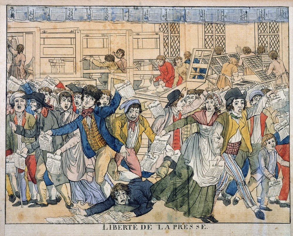 Ng Liberte De La PresseArticle 10 De La Declaration Des Droits De L Homme ( 26 Aout 1789 ) Paris Canvas Art - (24 x 18)