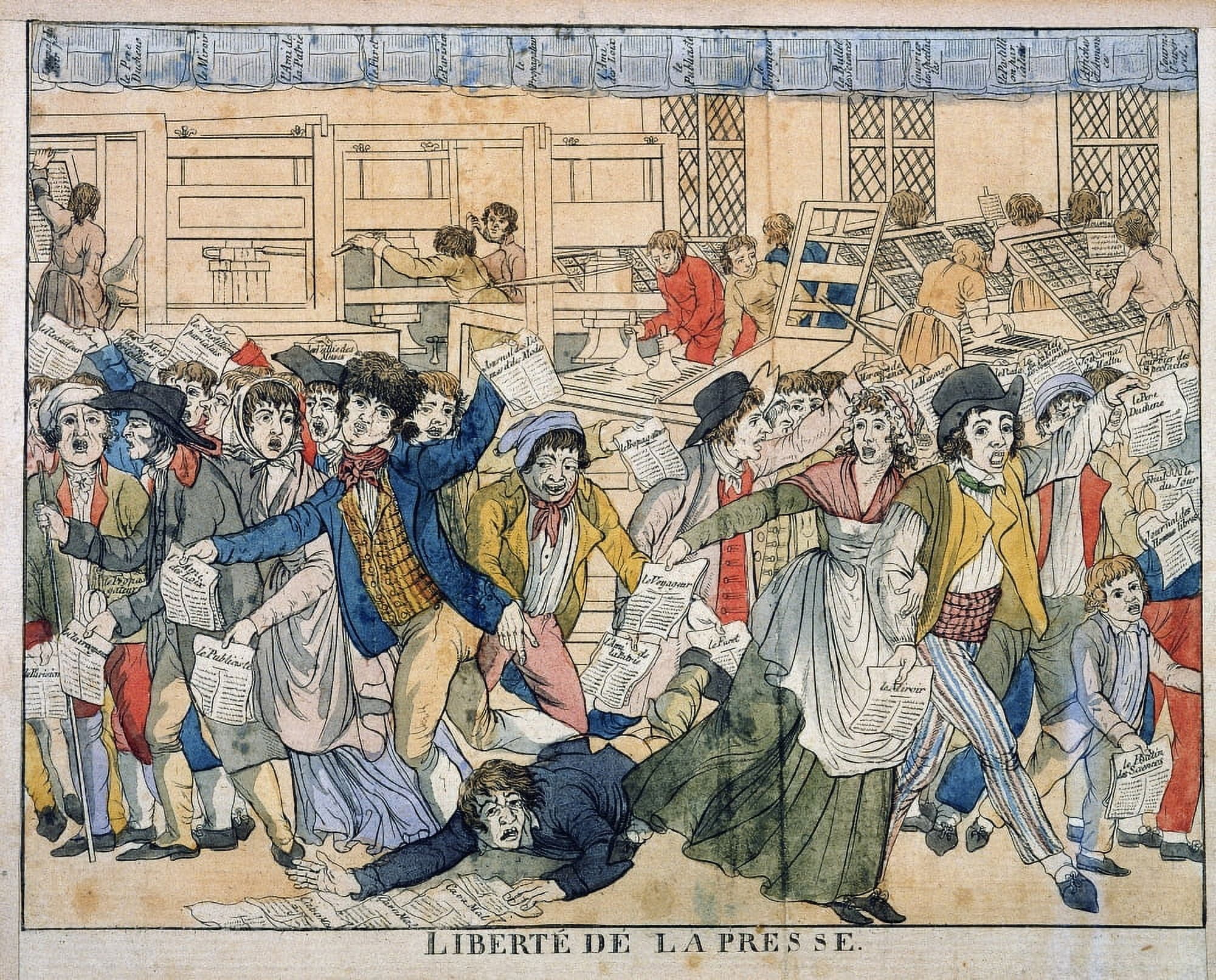 Ng Liberte De La PresseArticle 10 De La Declaration Des Droits De L Homme ( 26 Aout 1789 ) Paris Canvas Art -  (36 x 24)