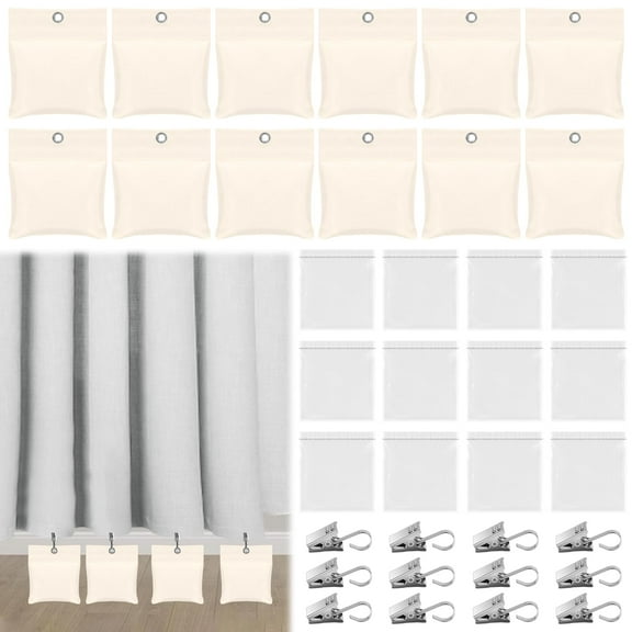 Ngardk Outdoor Curtain Weights Sandbag Heavy Wind, Patio Gazebo Curtain Weights Bottom 12PCS