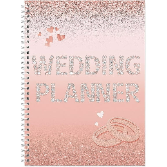 Ngardk Wedding Planner Book Organizer with Checklist and Budget Sections for Bride’s Engagement