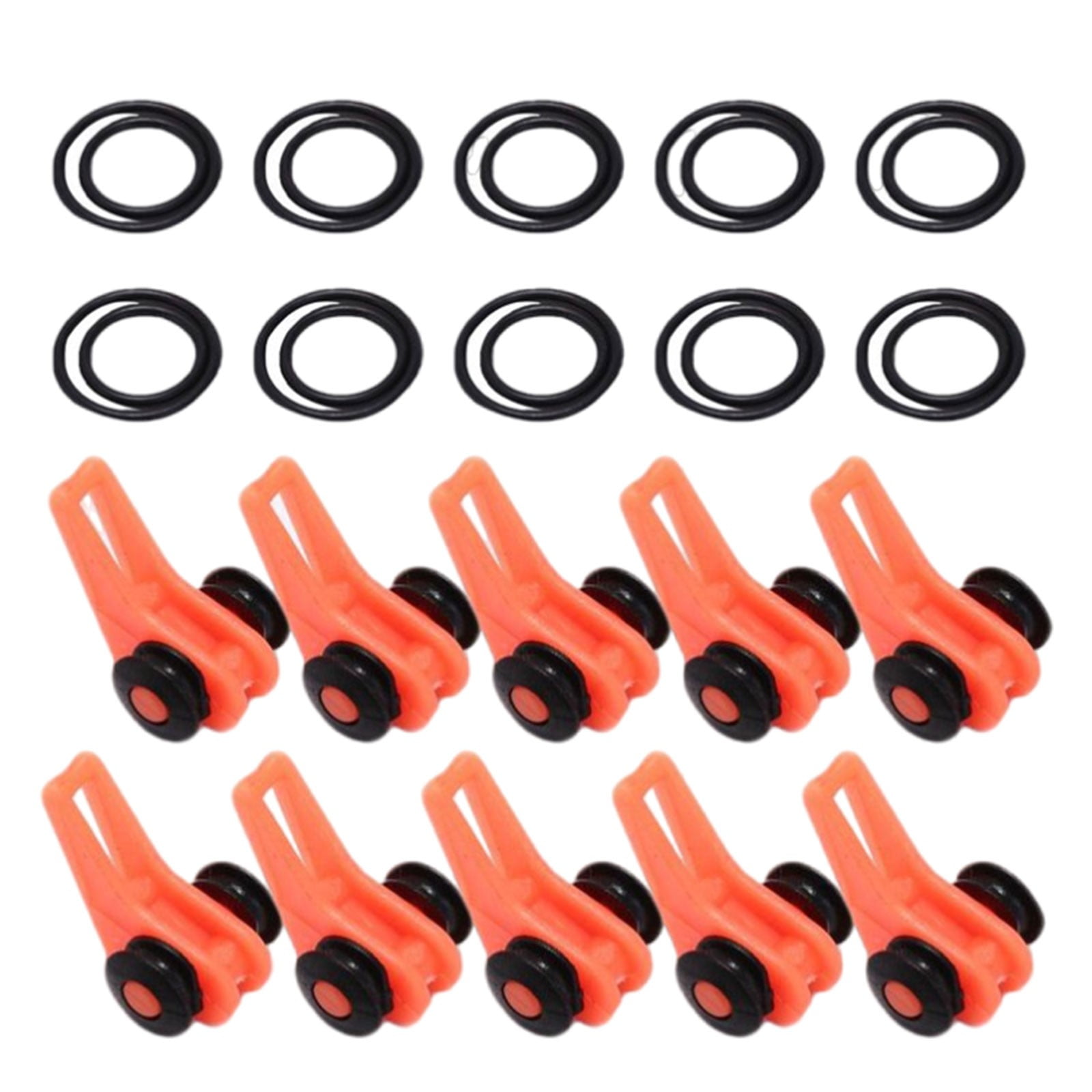 Red Universal Bait Hanger For Rock Fishing Fixing Clip, A Set Of Fishing Rod Hook Device Fixing Clip Red