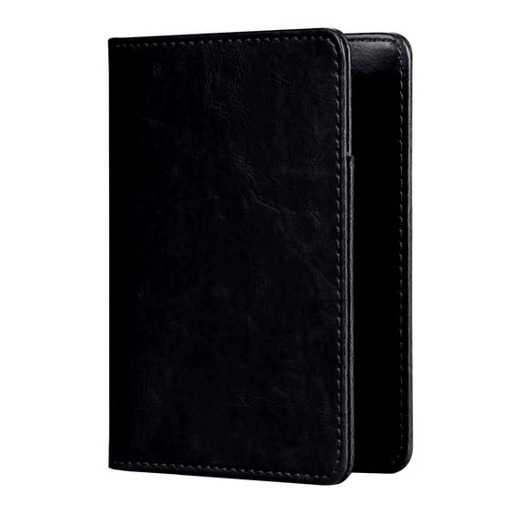 Ngheia 1Pc Black Leather Multi-Card Slot Passport Protection Booklet, "Stylish Leather Passport Wallet Available in Nine Gorgeous Colors for Seeking Functionality and Fashion"