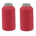 thumbnail image 1 of Ngheia 2-Pack Glow in the Dark Embroidery Thread - Fluorescent Sewing Thread for Night Diy, Crafts, Music Festivals, Red, 1 of 9