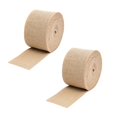 thumbnail image 1 of Ngheia 2pc Burlap Roll 58 Inch Long Fabric with Finished Edges for Table Runner Placemat, Rustic Linen Ribbon for Wedding Crafts Decorating, No Fraying, 1 of 3