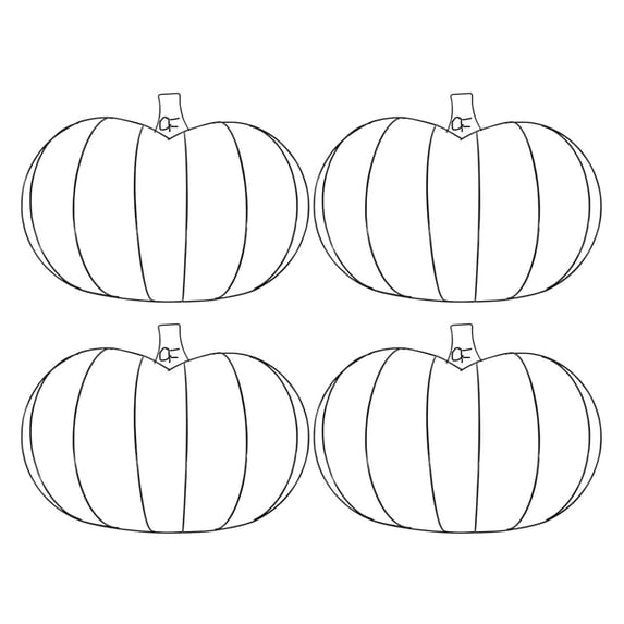 Ngheia 4PC Garden Pumpkin Garland Metal Pack DIY Holiday Door Decorations