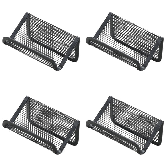 Ngheia 4pc Card Holder for Desk, Desk Organizers and Accessories Card Holder for Desk Business Card Display & Storage Rack Desktop Card Organization Tool