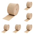 thumbnail image 1 of Ngheia 6pc Burlap Fabric Roll 58 Inch Long Fabric with Finished Edges for Table Runner Placemat, Rustic Linen Ribbon for Wedding Crafts Decorating, No Fraying, 1 of 3