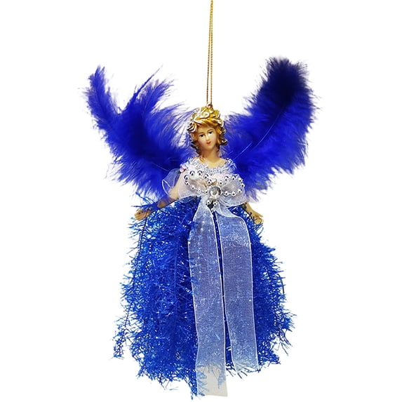 Ngheia 7.5-inch Christmas Tree Topper, Mini Fairy Angel