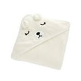 thumbnail image 1 of Ngheia Bath Towel Cape White Bear, Towel Hooded Towel Towel for Boys Girls Muslin Washcloths Reusable Infant Wipes Set, 1 of 9