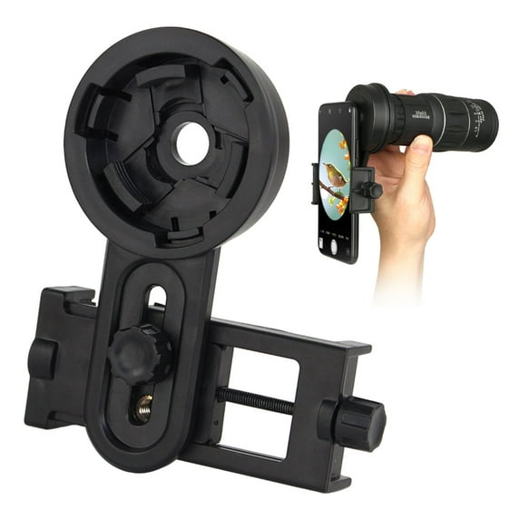 Ngheia Cellphone Telescope Adapter Mount Phone Scope Mount Work with Spotting Scope Telescope Monocular Binocular