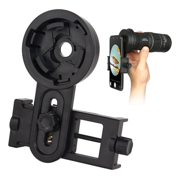 Ngheia Cellphone Telescope Adapter Mount Phone Scope Mount Work with Spotting Scope Telescope Monocular Binocular