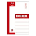 thumbnail image 1 of Ngheia Claerance! A5 Simple Notepad, Red 30 Sheets Wide Ruled for Schol and Work, 1 of 8