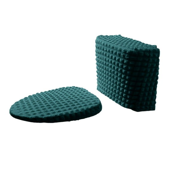 Ngheia Claerance! Peacock Blue Split Toilet Seat Cover, Washable and Reusable for Bathroom