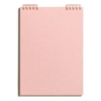 Ngheia Claerance! Pink Pull-Up Notebook, A5 Size with 60 Sheets for Schol and Journaling