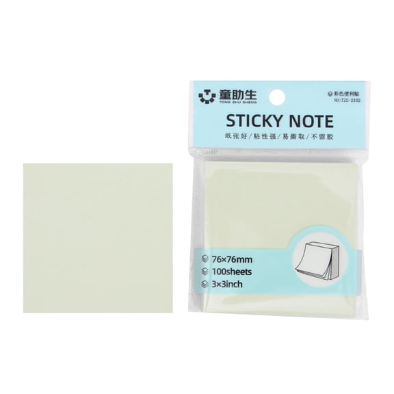 Ngheia Color Sticky Notes Medium Green, 100 Sheets bok Adhesive Notes for schol & Home