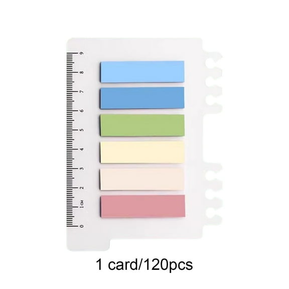 Ngheia Colorful Bookmarks, Plastic Bookmark Labels and Sticky Notes for Students – Writable Index Tabs and Marking Strips