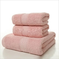 Ngheia Cotton Bath Towel Pink 34*34Cm, Cotton Bath Towel Bath Towels Hand Towels Washcloths Highly Absorbent Towels for Bathroom Gym Hotel, 1 Towel