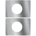 thumbnail image 1 of Ngheia Door Lock Fixing Plate, 2Pcs Door Knob Plate Door Hole Cover Plates Repair Kit Stainless Reinforcement Plates, 1 of 9