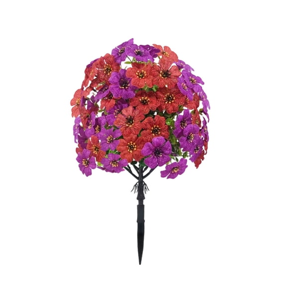 Ngheia Eucalyptus Artificial Flower Arrangement, Ground Stake Greenery Shrubs for Farmhouse Garden Decor