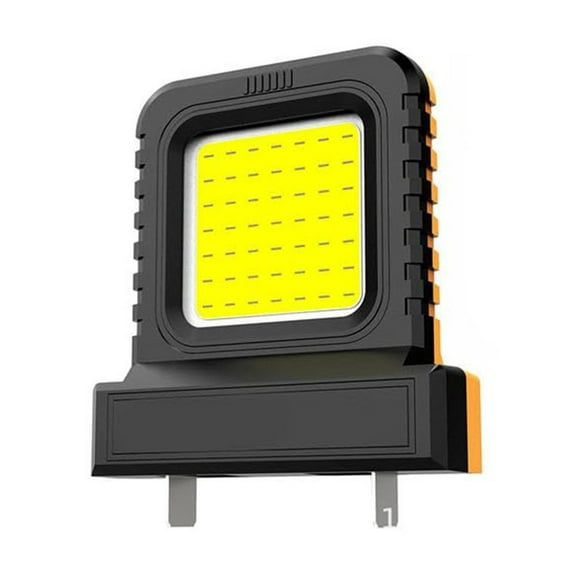Ngheia High Brightness Floodlight Orange, High Brightness Floodlight for All Power Tool Batteries Work Light 2000 Flashlight Portable Floodlight Compatible with 20V Tools Led Worklight for Outdoor
